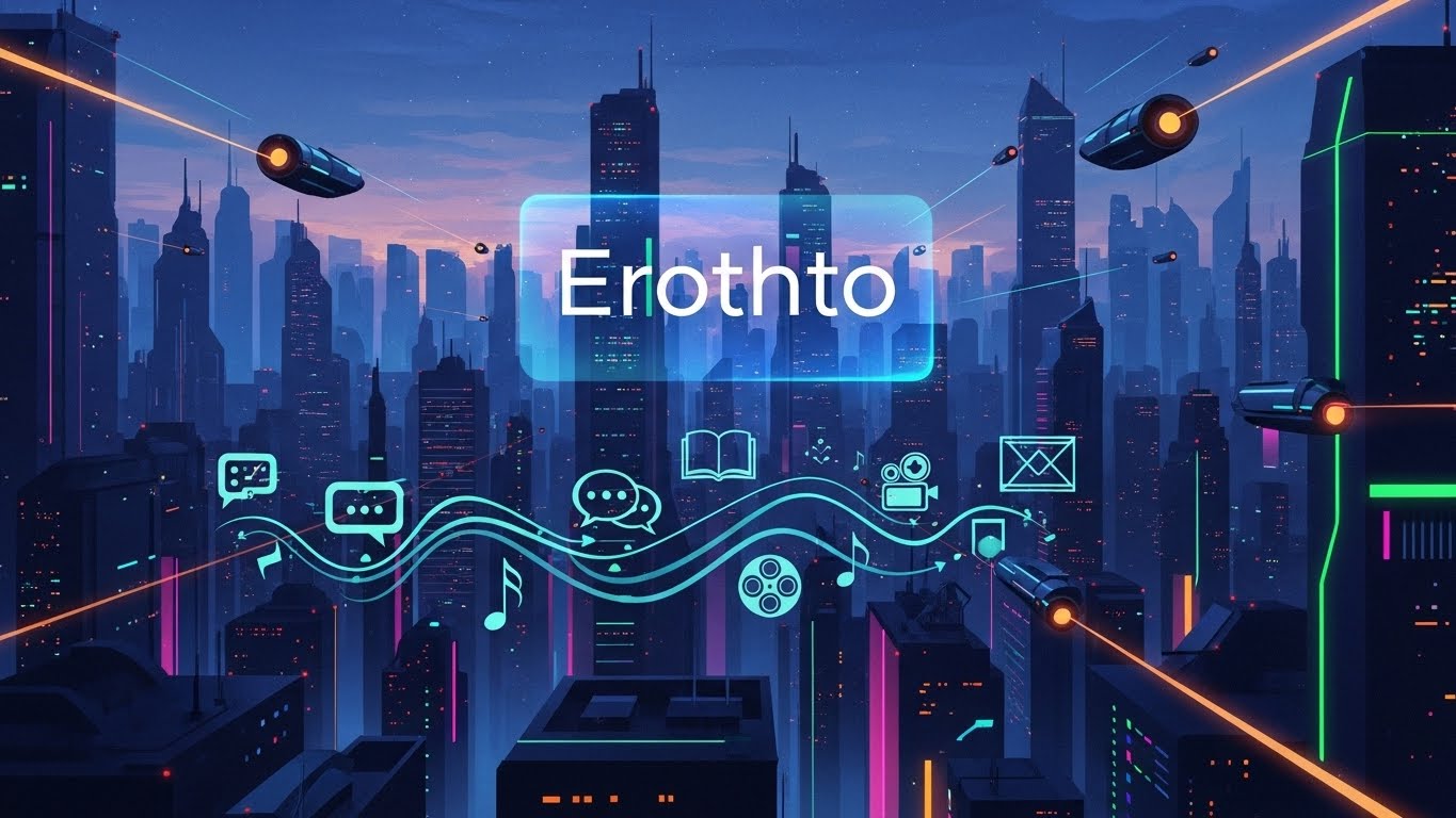 Erothto concept representing creativity and modern digital identity