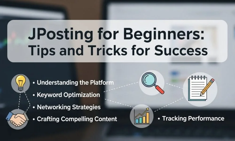 Illustration showing the power of jposting for digital visibility and SEO.