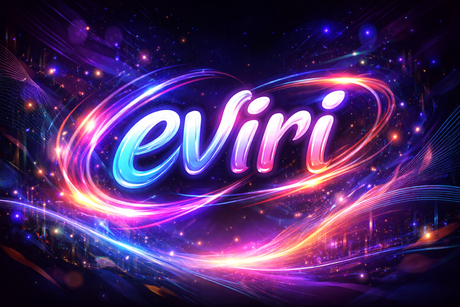 Creative typography design representing evırı concept