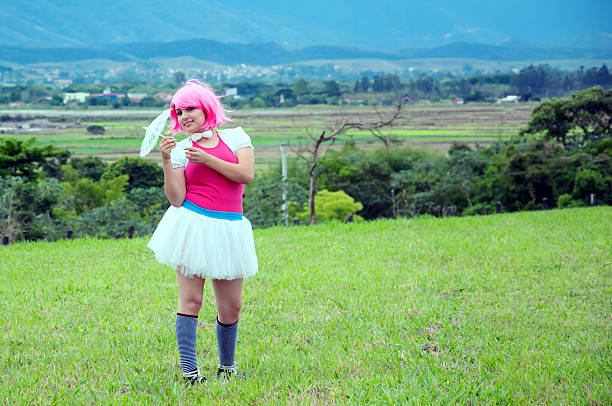 Anime inspired digital art illustration representing online creative communities